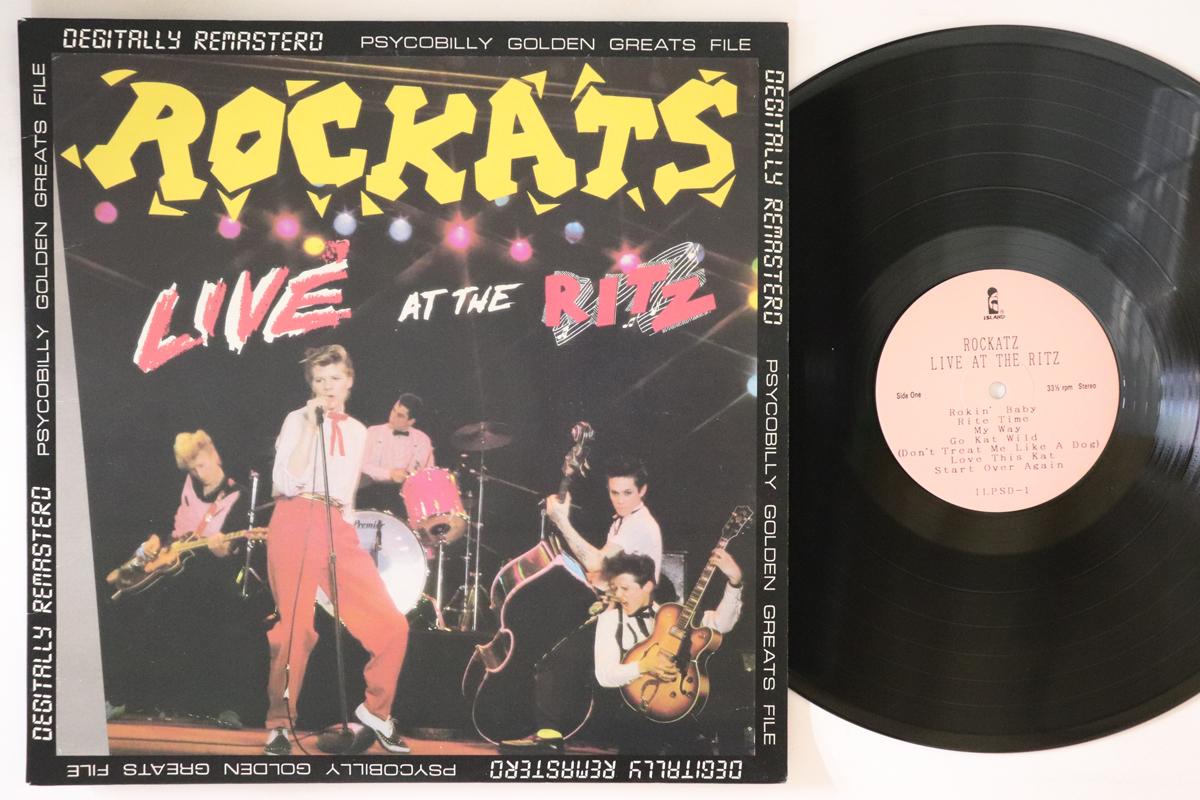 

LP Record ROCKATS - Live At The Ritz ILPSD1 ISLAND Canada Rock Used