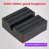 Floor Jack Pad Rail Pinch Weld Adapter Support Block Square Anti-Slip Repair Tool Pinch Rail Support Block For Car Lift &