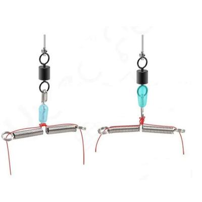 Spring Fork Quick Hook Sub Line Splitter Hook Anti-Winding Release Spring Fishing Gear Wild Fishing Accessories