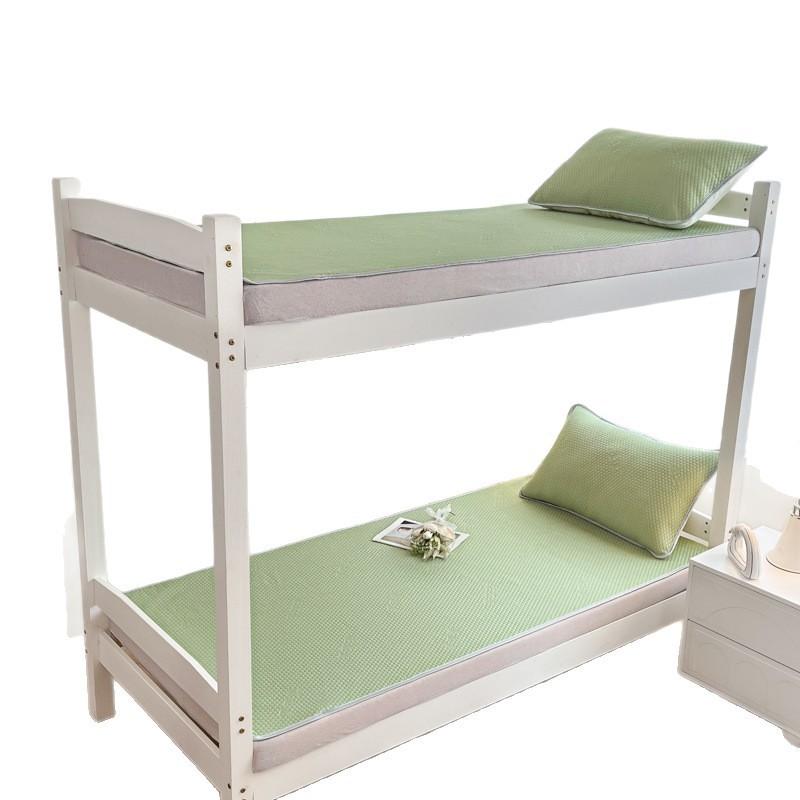 Solid Summer Color Cooling Gel Fiber Bed Mat With Lightweight Foldable Bedding