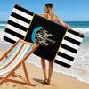 Newcastle United Logo Aufdruck Strandtuch, Großes Weiches Schnelltrocknendes Handtuch für Strand Camping Schwimmen