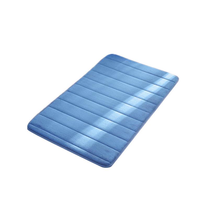 

Коврик для ванной комнаты из кораллового флиса, водопоглощающий, нескользящий, впитывающий, моющийся коврик из пены с эффектом памяти#ww 40-60cm