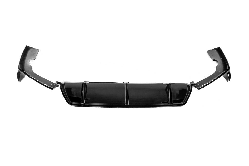 Paradigm Black Knight Rear Bumper Diffuser (for M-Sport, 2018-2022) for BMW X6 G06 2019-