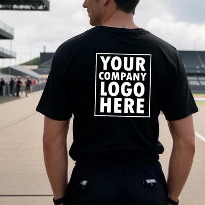 Custom Logo Printed T-Shirt: Branded Workwear, Staff Uniform