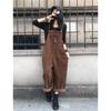 Literary and Art Large Size Thickened Warm Corduroy Casual Pants Women's Winter New Style Loose Covering Meat and Thin Overalls