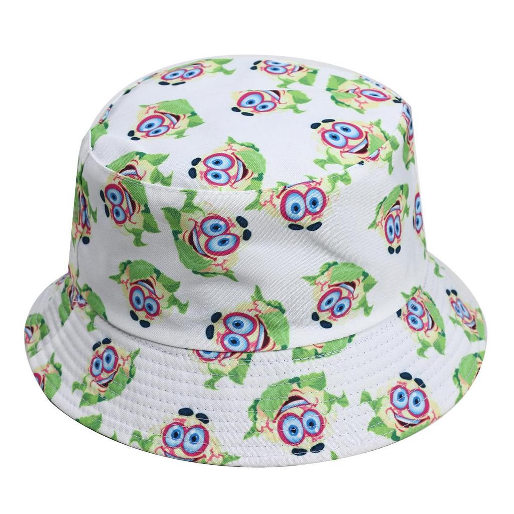 2026 Lemon Pattern Reversible Bucket Hat for Men & Women – Summer Sun Protection
