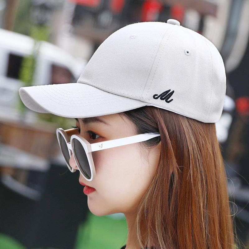 Hat Men's trendy spring and autumn sun hat Summer sun protection Baseball cap Women's black cap, trendy brand