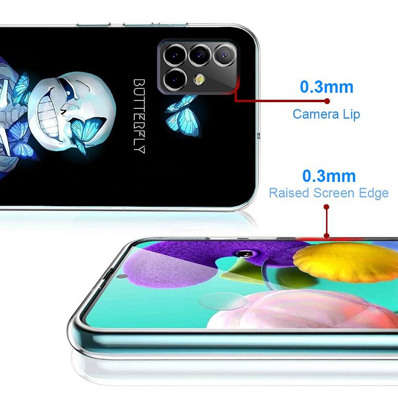 Undertale Papyrus Sans Doggo Phone Case For Samsung Galaxy A17 A16 A15 A14 A13 A57 A56 A55 A54 A53 A37 A36 A35 A34 A33 A26 A25 A