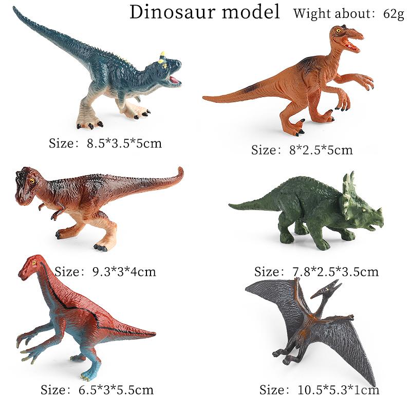 Oenux Mini Wild Wild Forest Animals Insect Dinosaur Model Owl Fox Squirrel Hedgehog Fox Frog Figurines Cake Toppers Kid Toy Gift