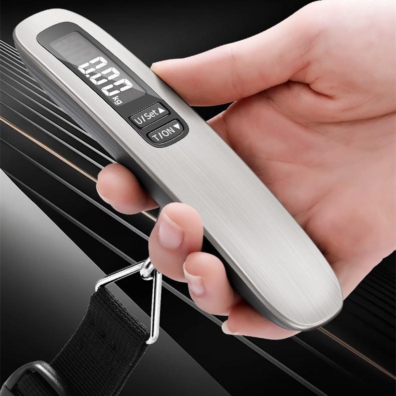 Rechargeable 50kg Handheld Luggage and Fishing Scale
