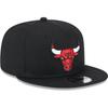 Casquette Snapback - New Era - 9Fifty - Chicago Bulls - Noir - Sportswear - Taille unique