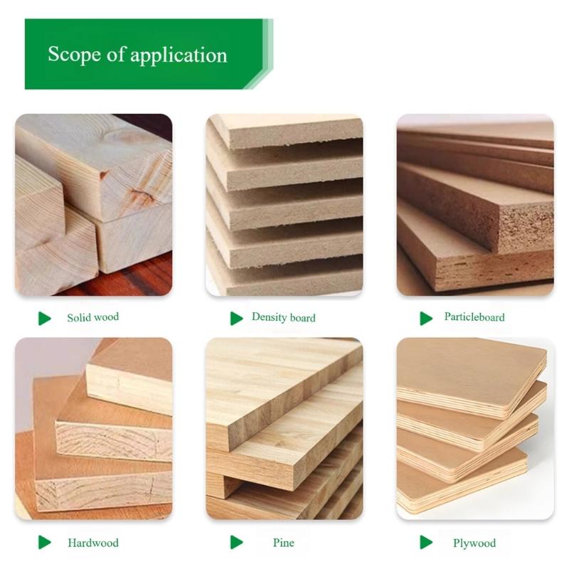 1/4" Shank Flush Trim Router Bit Set Double Edges Bearing Cutter for Fine Slotting In Wood Metal Plastic