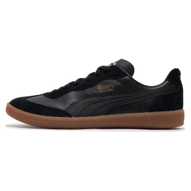 

New PUMA Liga OG Slip Resistant Low Top Skateboard Shoes Unisex Black 356999-28 41