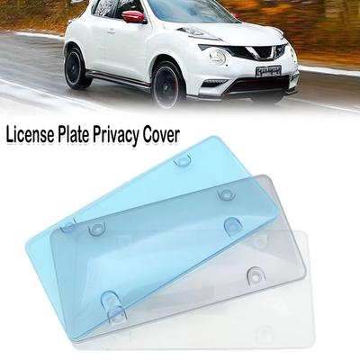Průhledný kryt soukromí na SPZ ABS Blokátor kamery Rám SPZ Ochrana SPZ automobilu