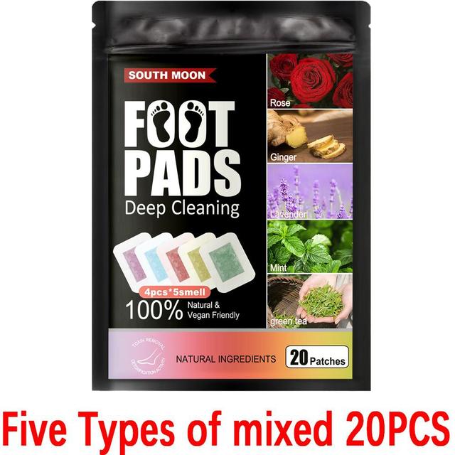 Cleansing Herbal Deep Foot Pad Detox Foot Patches Pad for Stress Relief Deep Sleep Body Toxins Feet Slimming Foot Pads