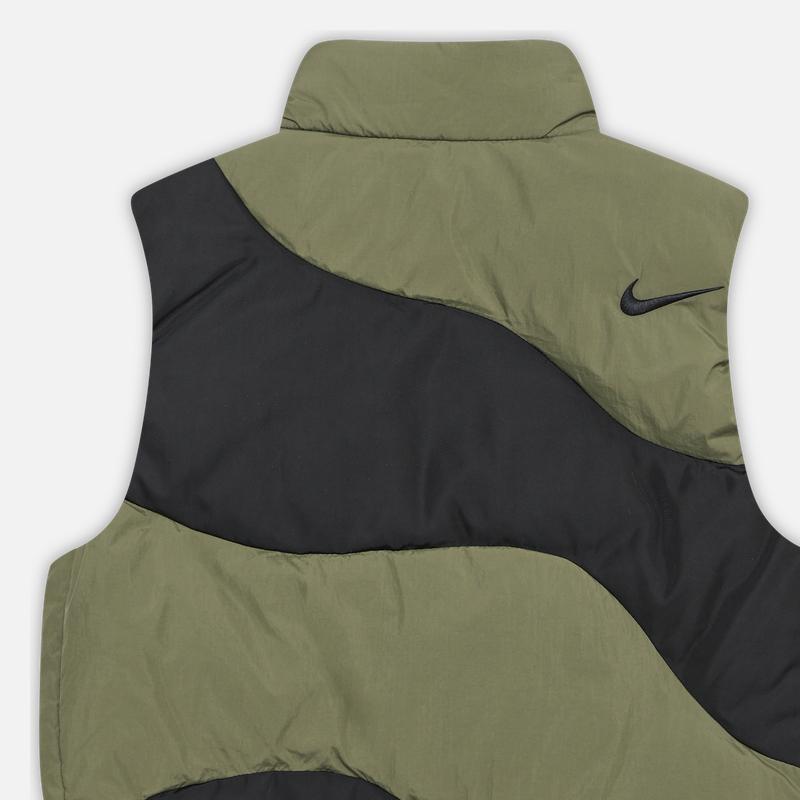 Nike Down Vest Sportswear Swoosh Warm Comfortable Loose Stand Collar Duck Down Kids Kids vest IQ2954-222