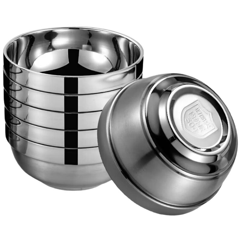 HOCUF 304 Stainless Steel Double-Layer Bowl