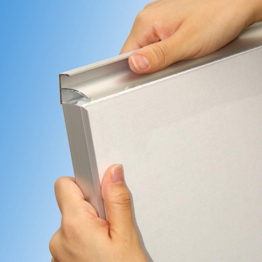 SOFUKEN Aluminum Picture Frame, Solid 5, A4, Silver, 022199