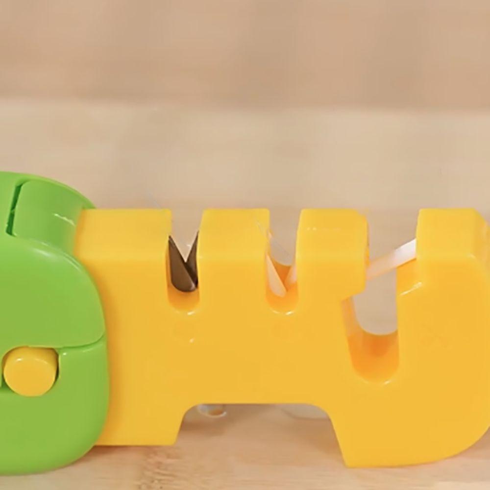 Tungsten Steel Outdoor Cutter Sharpener V Shape Grinding Groove Grindstone Knives Grinder  Travel