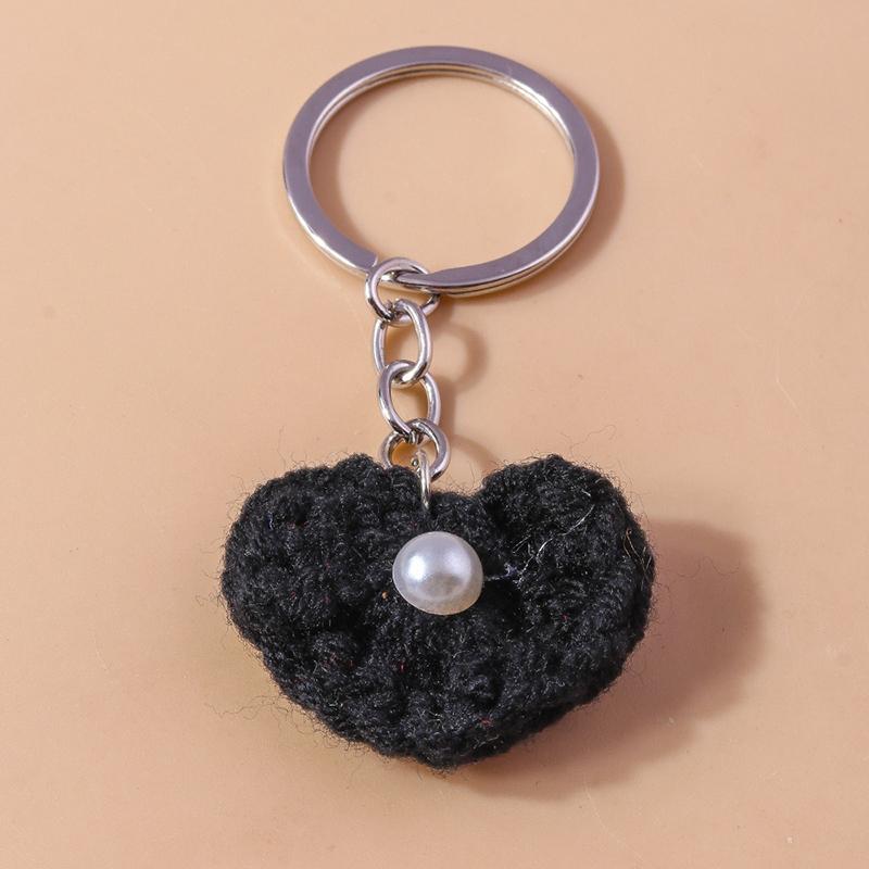Lovely Handmade Bee Keychain Animal Key Ring Pendants for Women Girls Handbag Decor DIY Kid's Jewelry Gifts