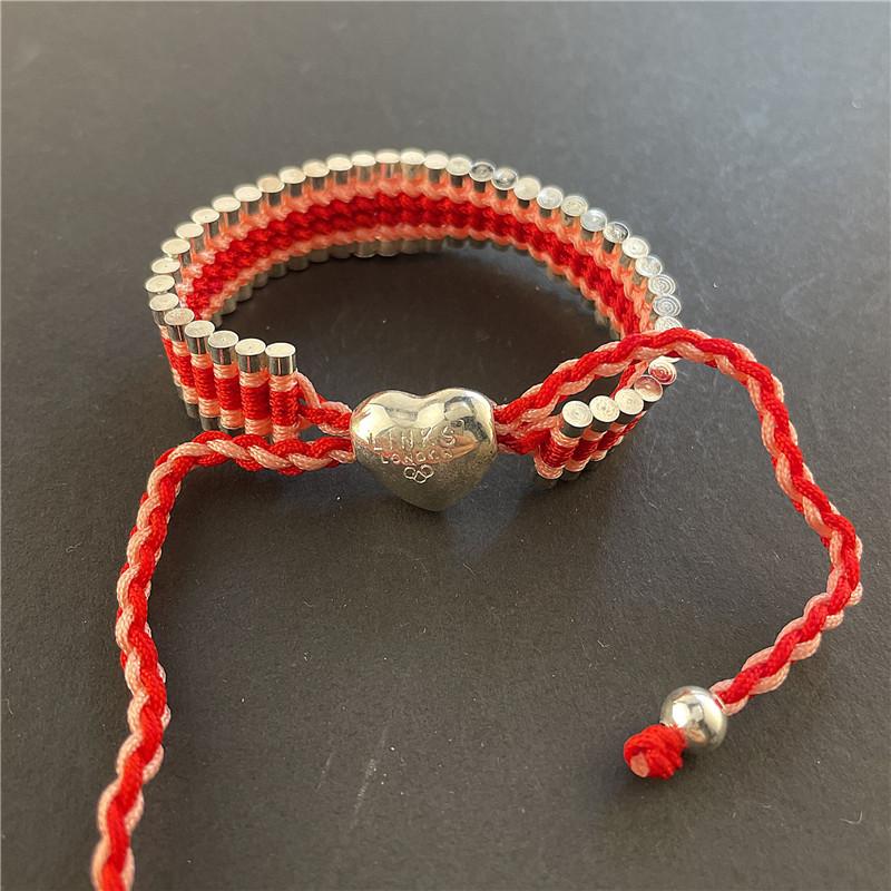 LINKS Bracelet 925 Silver Friendship Weave Bracelet, Low price Wholesale, Christmas Gift