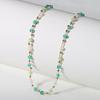 1meter Bohemian Colorful KC Gold Bead Chain for Choker Necklace Women Charm Handmade Party Jewelry Making DIY Components