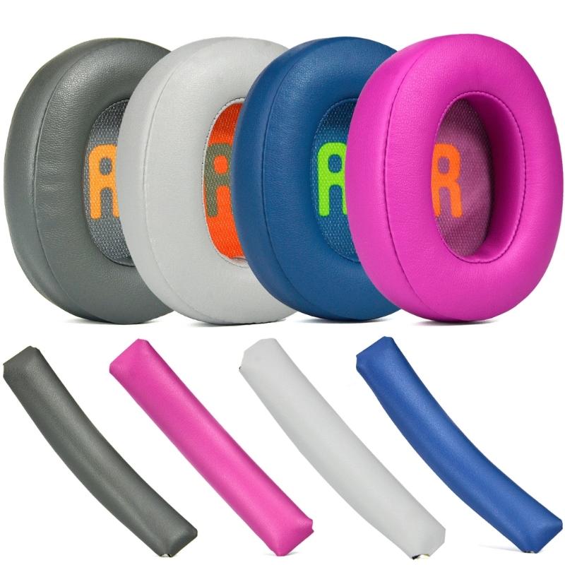 Durable Ear Pads Head Beam Headband Cushions for JR460NC JR460 NC Headphone Elastic EarPads for Better Comfort Earmuff