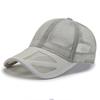 Cappello estivo da uomo con visiera traforata, traspirante, in rete, per sport all'aria aperta, protezione solare, da baseball, da donna