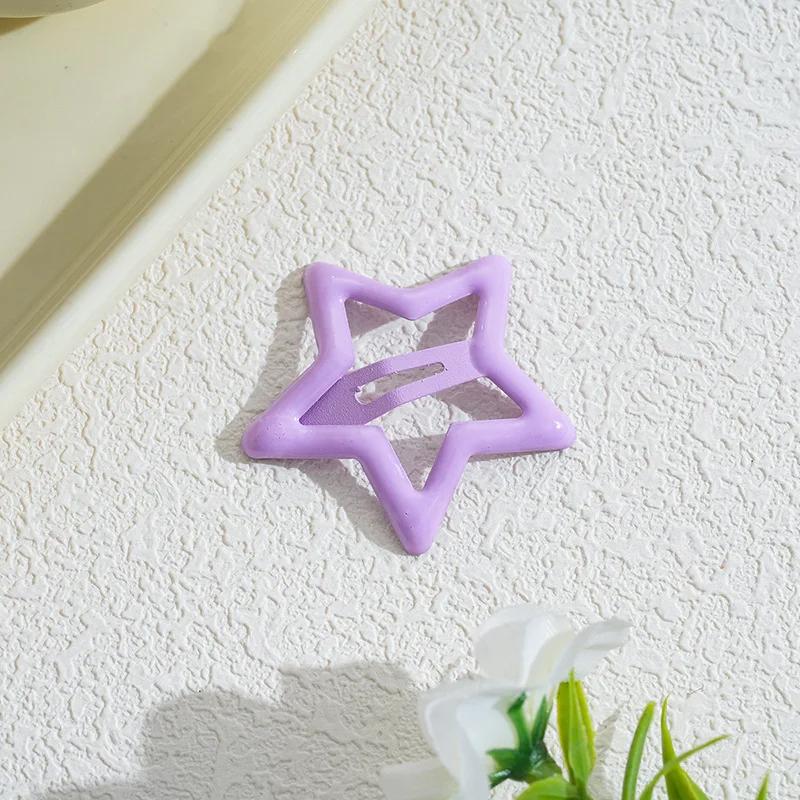 10 buc/set Agrafă de păr stea colorată drăguță pentru fete copii agrafe de păr adorabile pentru decorarea părului accesorii de păr pentru copii