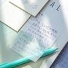 Transparent Sticky Note 50 Sheets Waterproof PET Material notessticky notes adhesive note writing notes office purposes