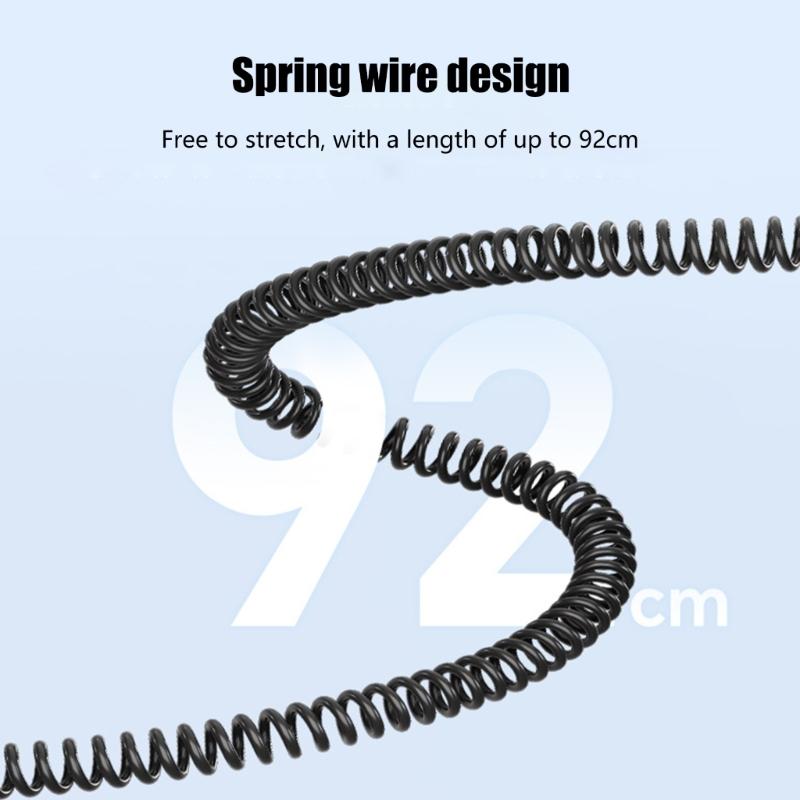 Universal 2.5mm Flash PC Syncing Cable Spring Load Design Wire Compatible for Cameras Flash Photography Accessories