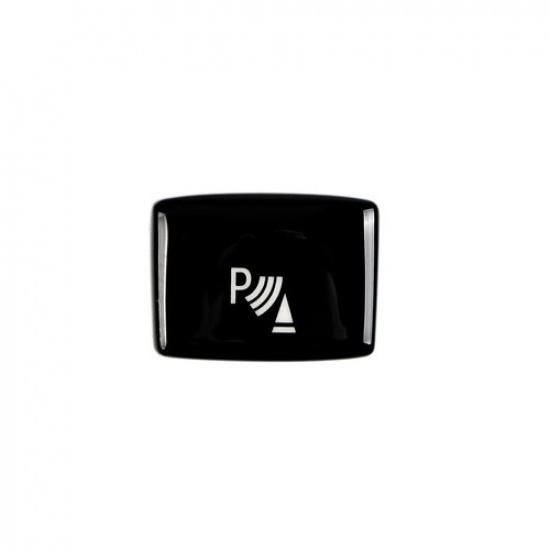 Glossy Black Gear Shift Side Off + Sport + Parking Sensor Button For BMW 3 F30