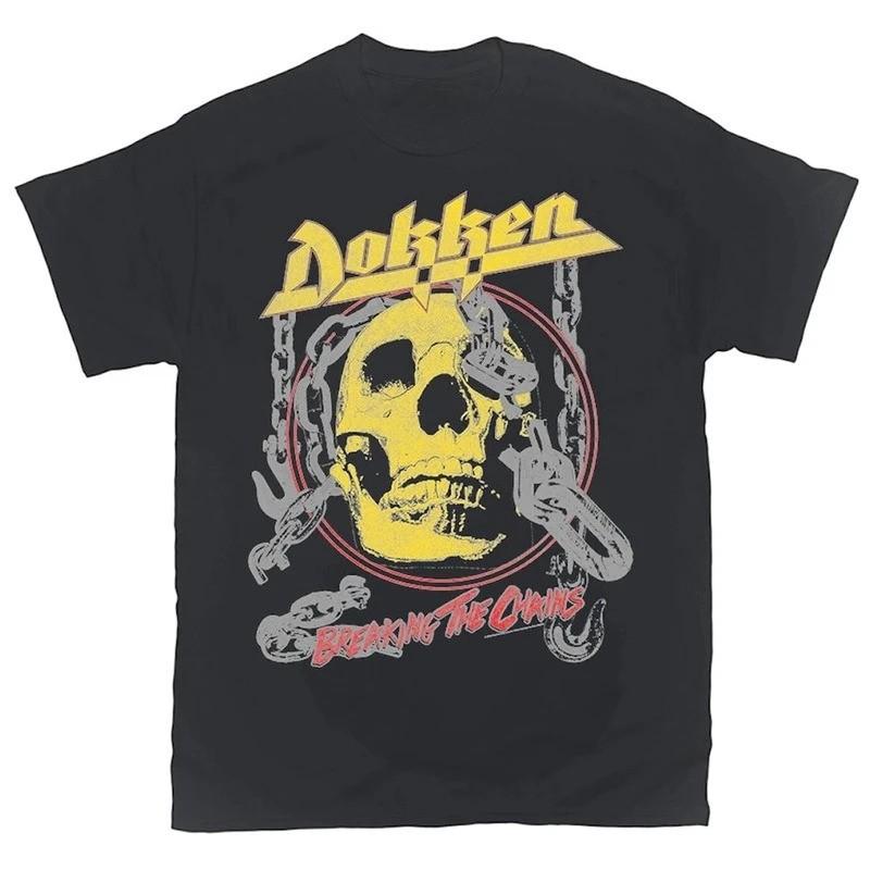 DOKKEN Breaking The Chains Los Angeles Heavy Metal TShirt M4XL Unisex T-Shirt XL