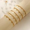 304 Stainless Steel Curb Link Chain Anklet 18K Gold Plated Butterfly Star Charms For Women Foot Jewelry Summer Gift 22cm Long