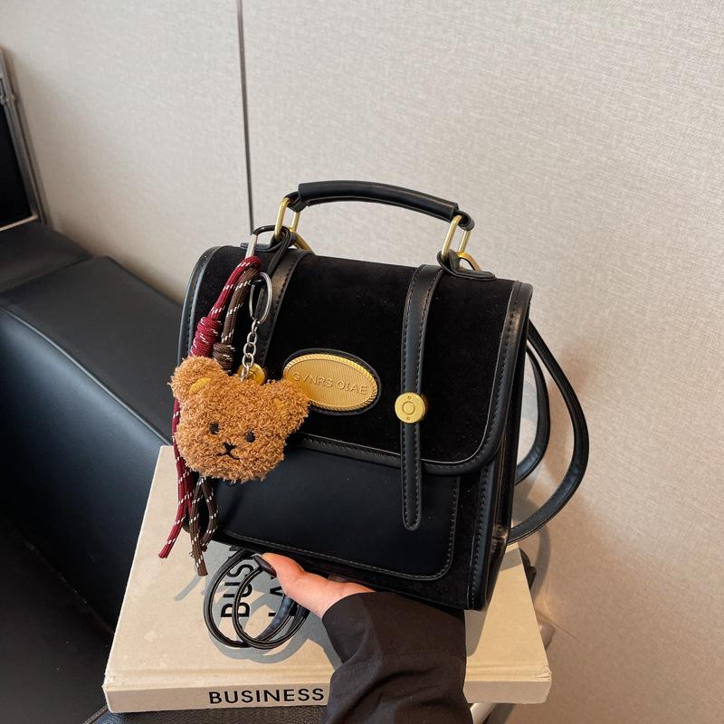 Niche Design Backpack Women's New Fashion Leisure College Style Versatile Single Shoulder Messenger Bag Bag