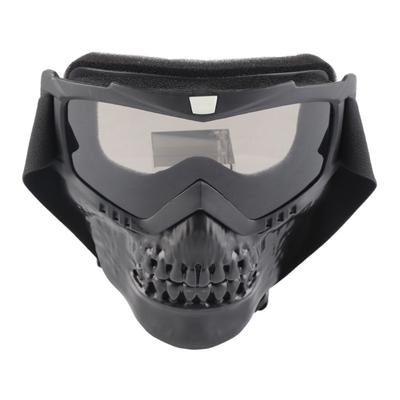 Zdejmowane gogle motocyklowe na zewnątrz Kask Sporty narciarskie Okulary wyścigowe motocyklowe (czarny)