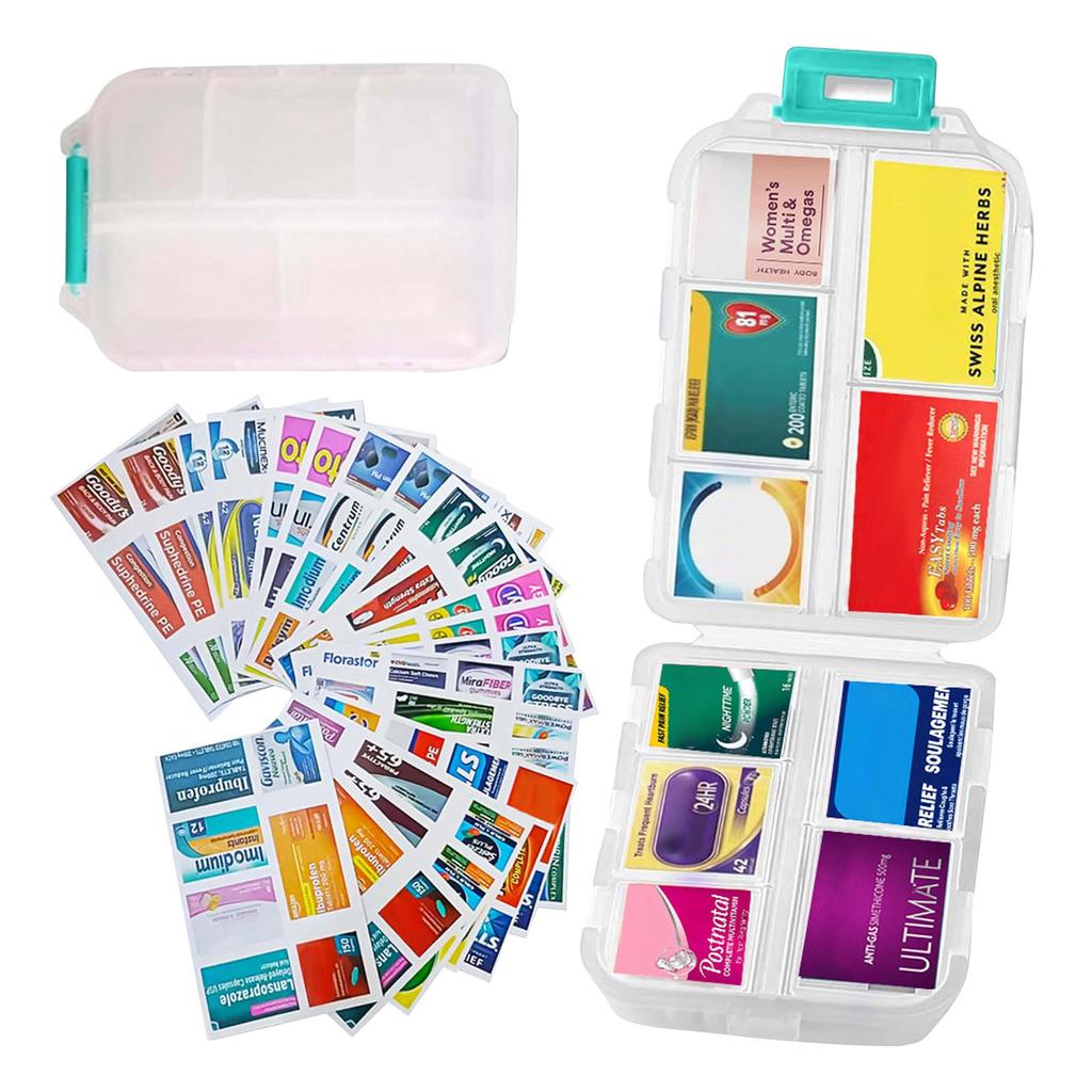 Organizer With Labels Travel Daily Container Medication Organizer Storage Organizer Travel Best Need Case 7 Day Organize