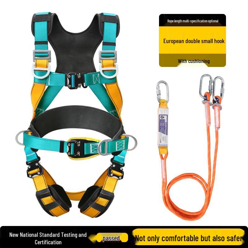 HVAC Electrician Full-Body 5-Point Safety Harness One Size
