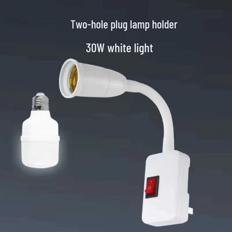 LED Energiesparendes Superhelles Schlafzimmer-Nachtlicht zum Einstecken Nachttisch-Wandleuchte mit Schalter