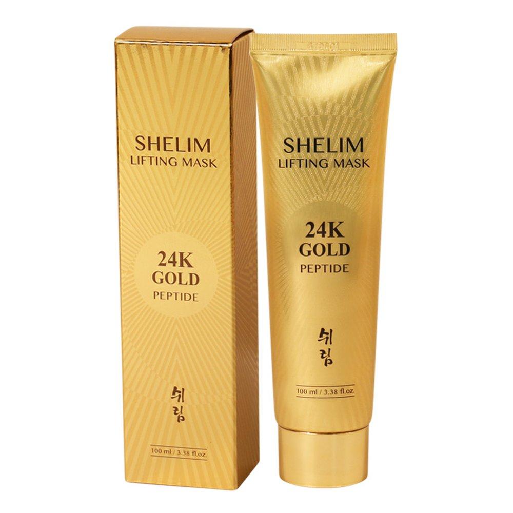 (4 pieces)Shirim 24K Gold Peptide Lifting Mask 100ml