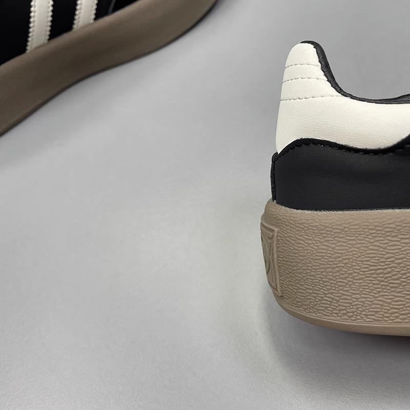 Genuine Leather German Army Trainers For Women Retro Platform White Sneakers Casual Low Top Sports Shoes