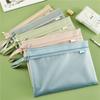 A4 Waterproof Pregnancy Check-Up Document Bag - Large Capacity Double-Layer Zipper Handbag for Students and Textbooks