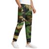 Herren Casual Camouflage Lange Hose, Elastischer Bund mit Kordelzug, Leicht und Slim Fit, Mit Taschen, Bequem und Atmungsaktiv
