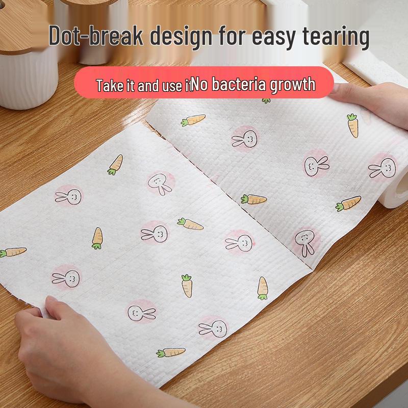 Thickened Dual-Use Kitchen Cloth: Disposable Wet & Dry Water-Absorbing Dishwashing Rags