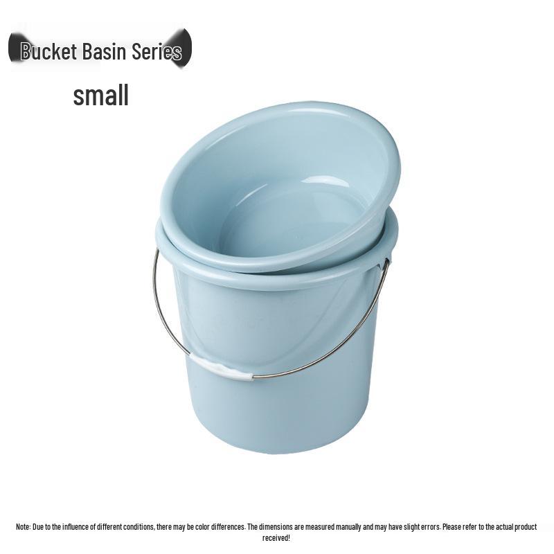 Back-to-School Essentials: Two-Piece Multi-Functional Thickened Washbasin and Handheld Plastic Water Bucket