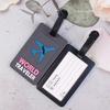 Popular Eco-friendly PVC Cartoon Luggage Tag for Suitcases and Boarding Passes