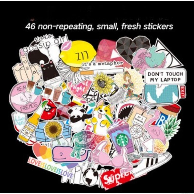 Kawaii Cat Sticker Cute Girl Sticker Kawaii Cartoon Princess Girl Sticker Lovely Sticker for DIY Decorative Scrapbook Bottle Luggage