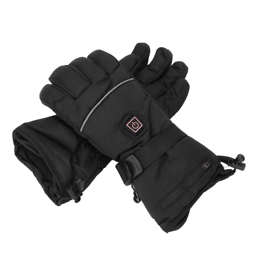 Electric Heated Gloves Temperature Adjustable Touchscreen Gloves Waterproof Warm Gloves