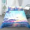 Beautiful Scenic Duvet Cover Set 3D Print Landscape Bedding Set Polyester Comforter Cover With Pillowcases For Kids Men Women