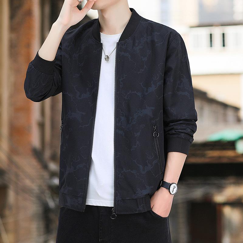 

Мужская уличная куртка, модный бренд, спортивный свободный повседневный топ, одежда, весенне-осенняя свободная куртка с длинными рукавами для мужчин M чёрный